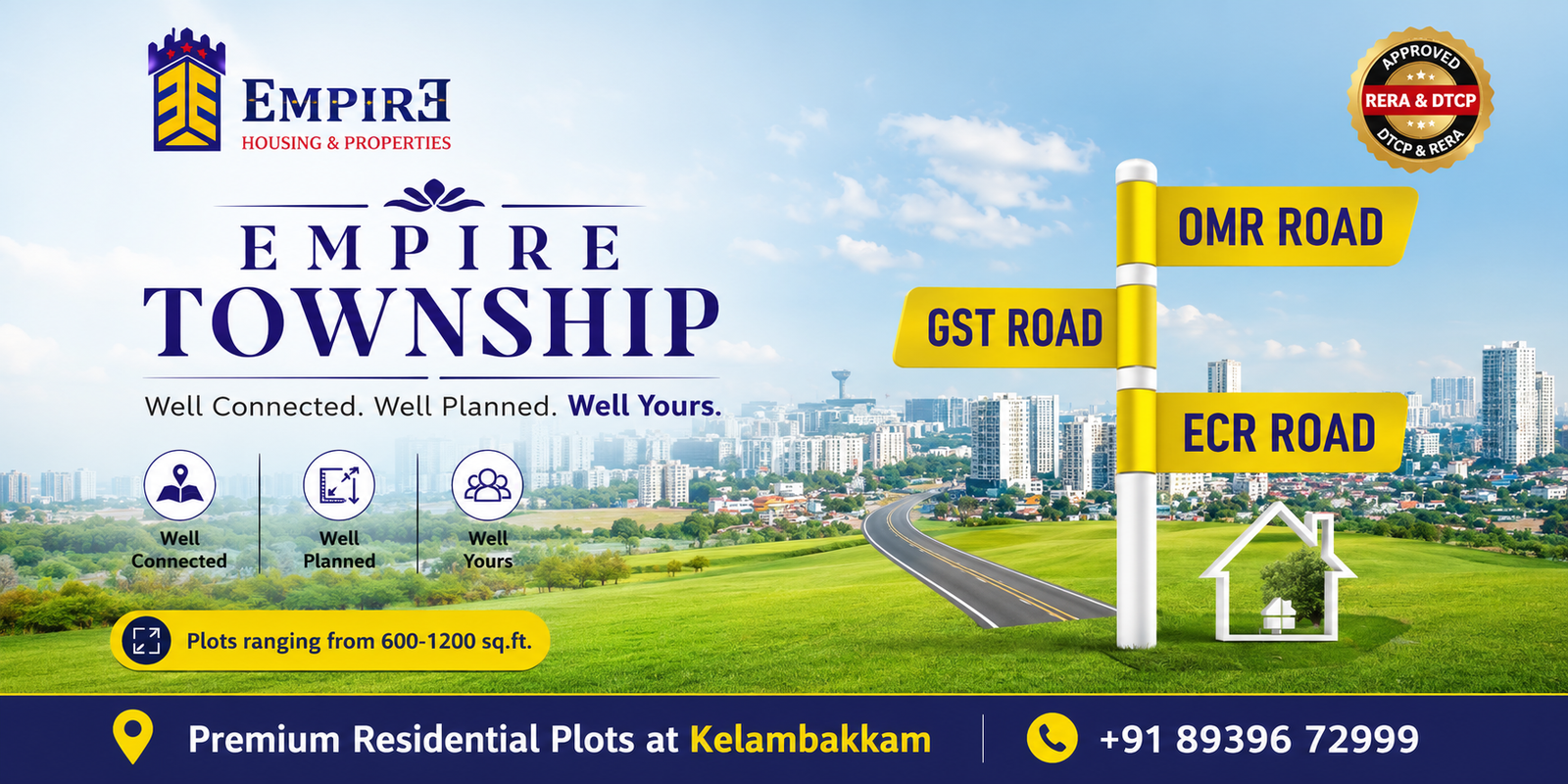 Plot for sale in Kelambakkam, OMR, Chennai - Narayana la lee nagar