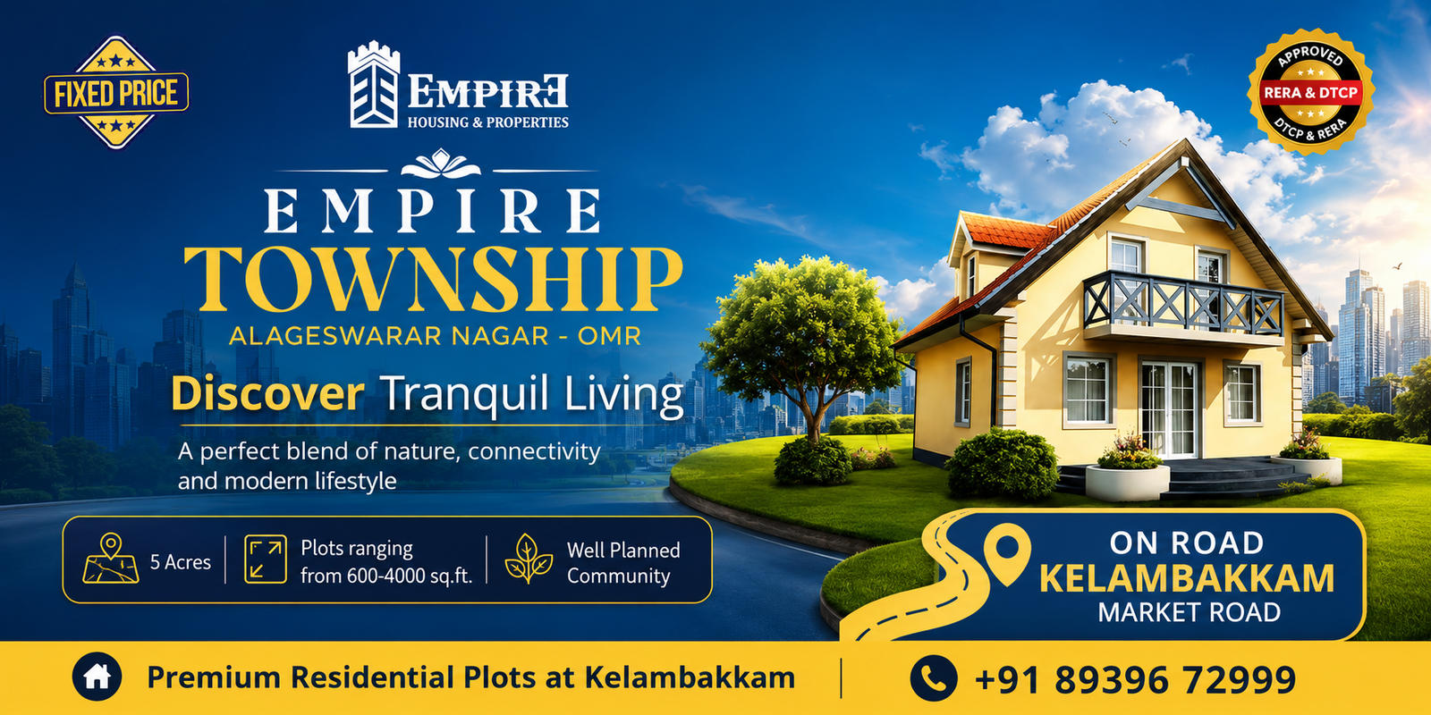 Plot for sale in Kelambakkam, OMR, Chennai