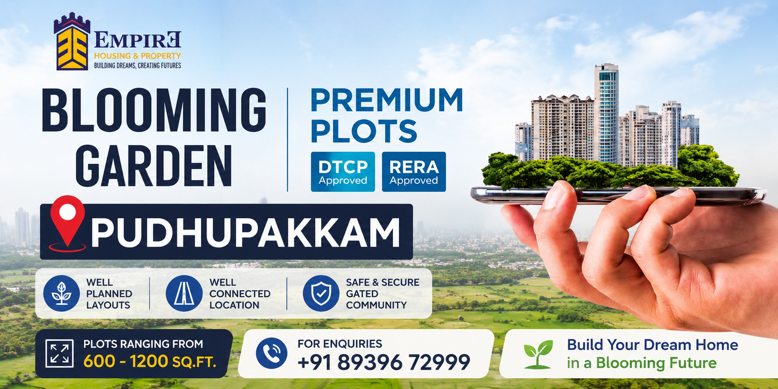 Plots for sale in Chengalpattu - Athur B Village