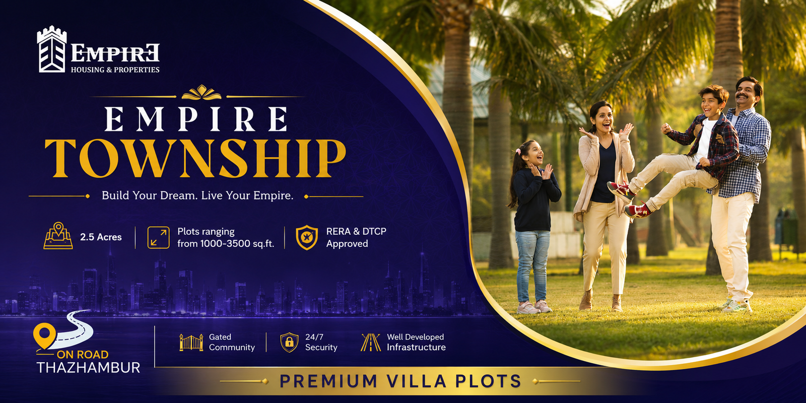 Plots for sale in Thazhambur -1